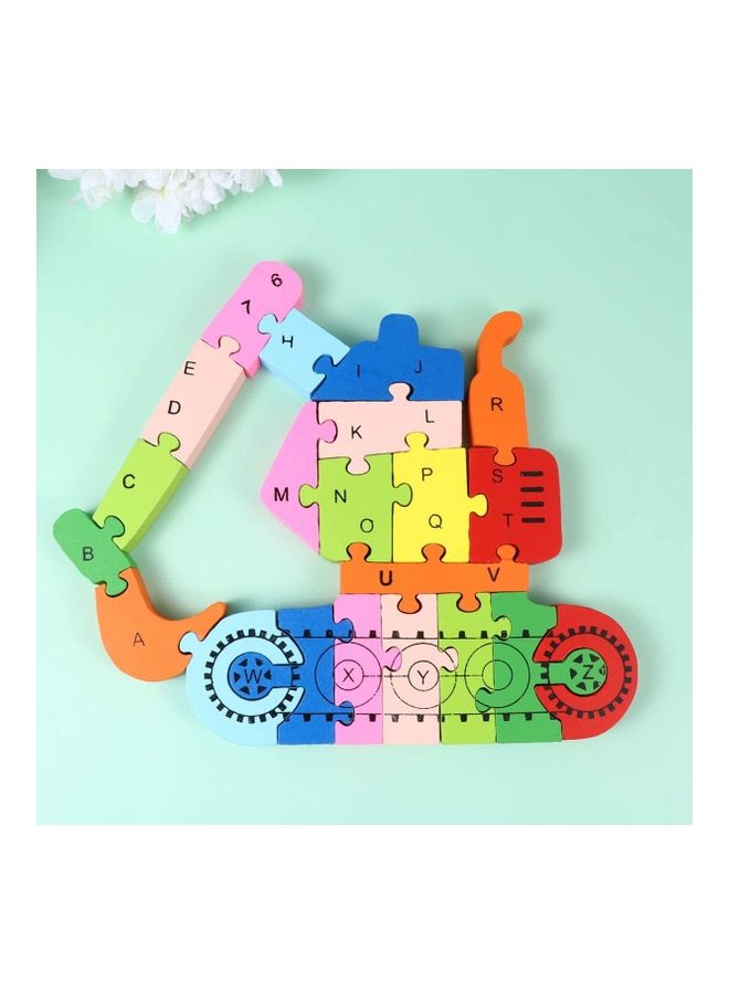 XiuWoo Creative Wooden 26 Alphabet Puzzle Set - Image 2