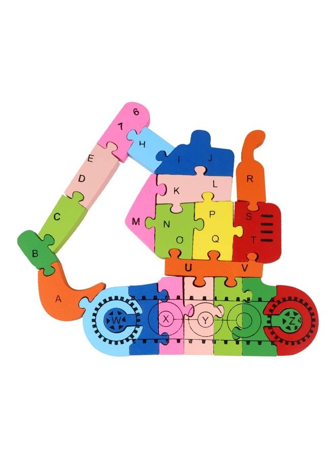 XiuWoo Creative Wooden 26 Alphabet Puzzle Set - Image 1