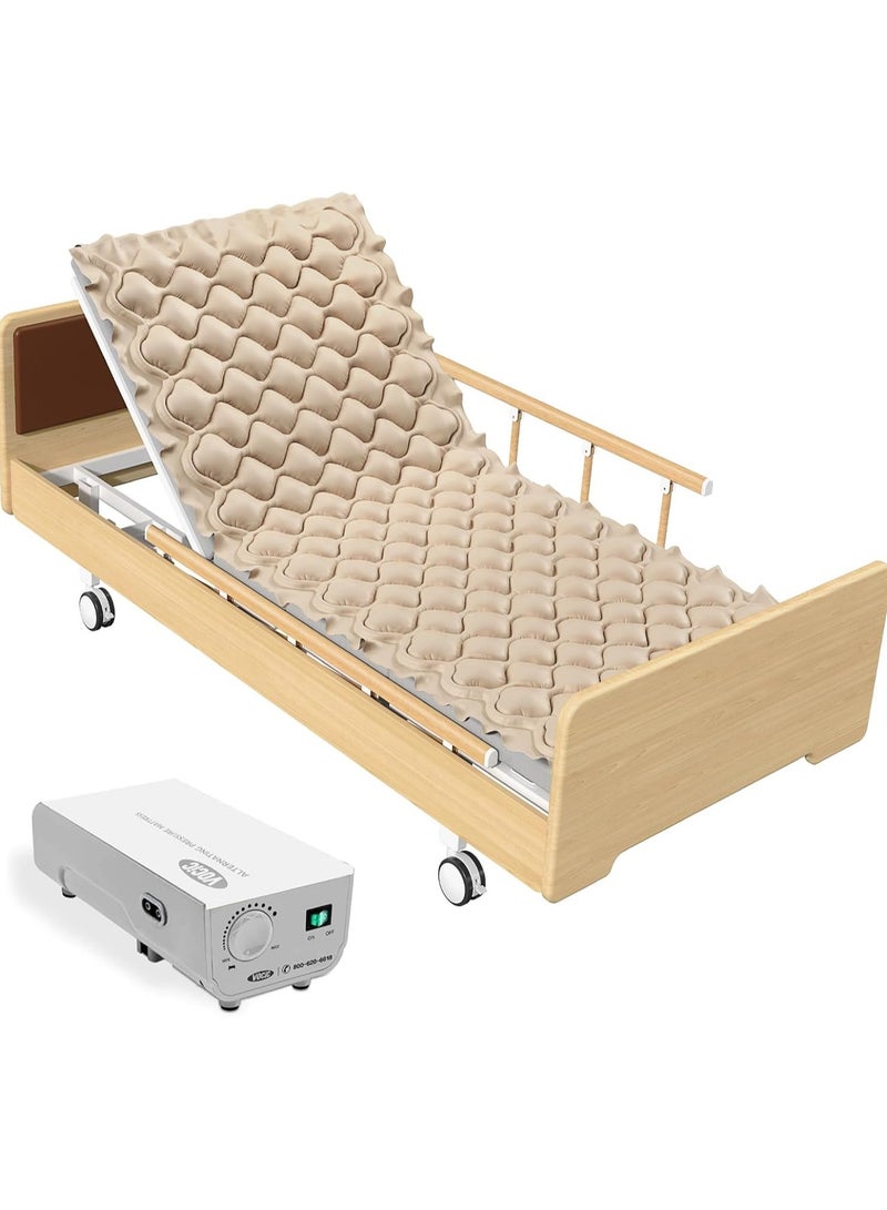 Generic Medical Air Support Mattress – Alternating Pressure Pad with Quiet Pump – Hospital-Grade – Anti-Bedsore Relief – For Home & Nursing Use – Model S11VA
