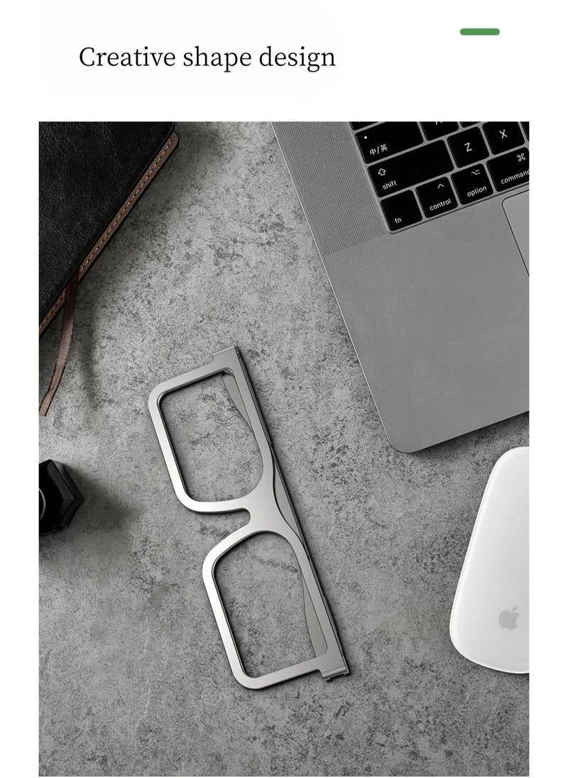 Foldable Laptop Stand, Laptop Stand Ergonomic for Desk, The Portable Laptop Riser, Aluminum Laptop Stand for Desk, Compatible with Mac MacBook Pro Air, for Surface, and More 10-16 in Computer
