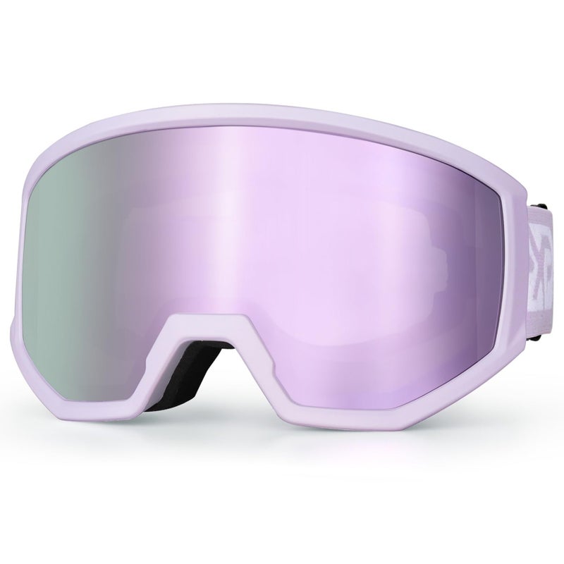 EXP VISION Ski/Snowboard Goggles, Anti-Fog Snow Goggles for Men & Women - Perfect for Skiing, Snowboarding & Winter Sports - Image 1
