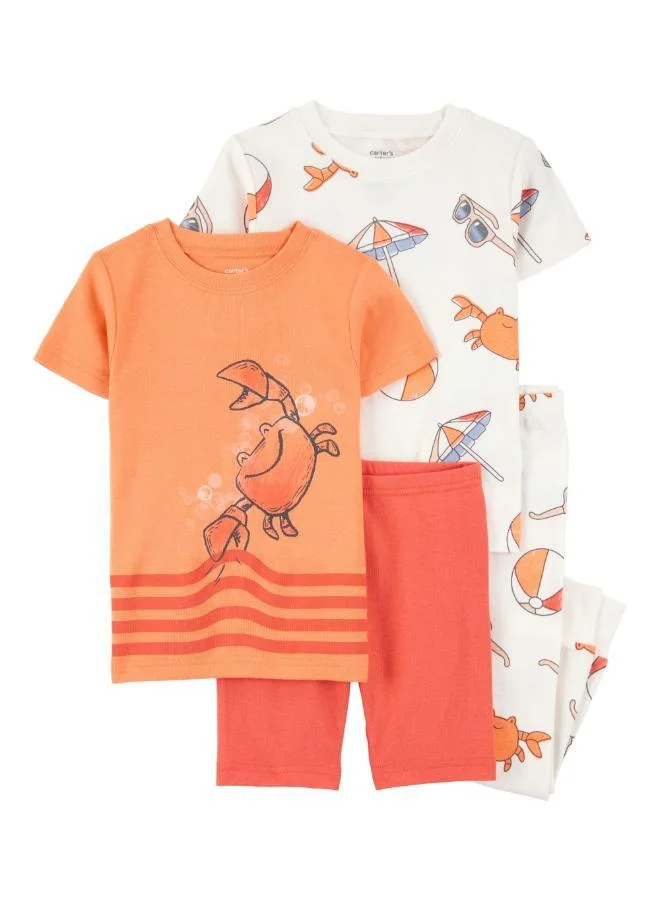 كارترز طقم بيجامات مطبوعة للأطفال  قطع