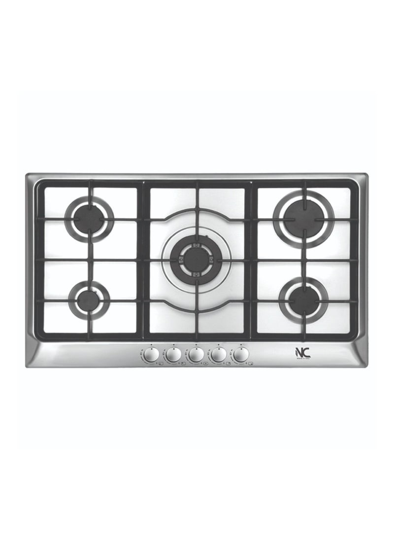 N.C N.C built in hob 90 cm 5 gas burners heavy Duty front control Italy  - Image 1