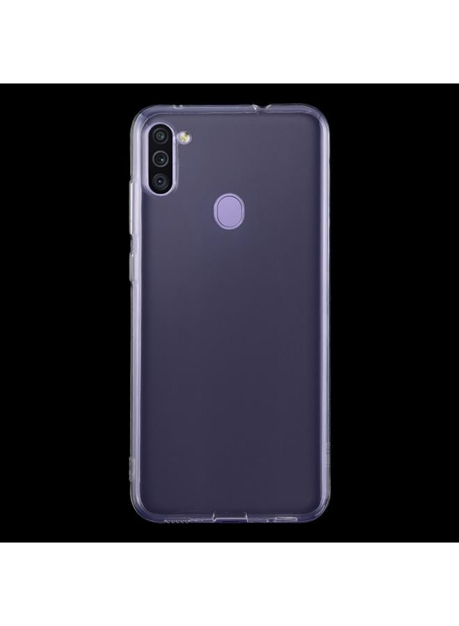 زبون جراب لهاتف Galaxy M11 مصنوع من مادة TPU فائقة النحافة وشفافة - Image 2