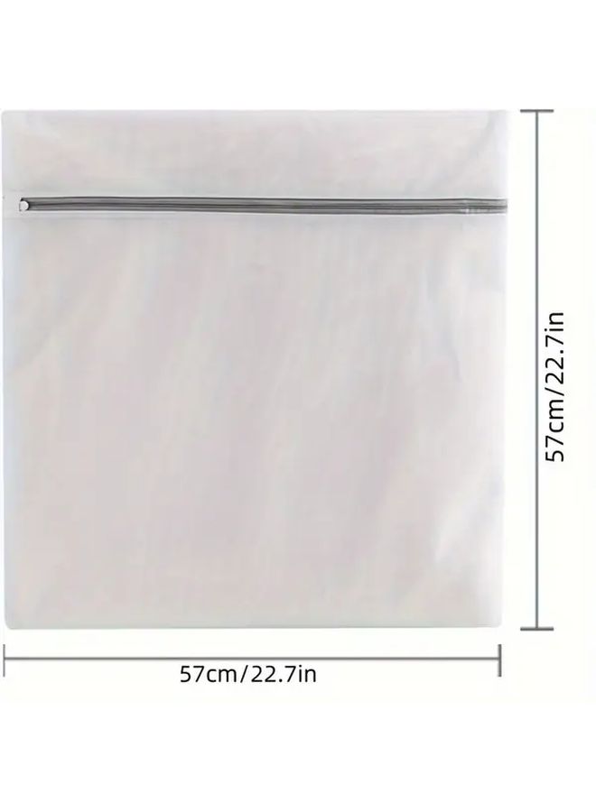 4 Pieces XXL Polyester Mesh Laundry Bags 22 44x22 44 Inch with Durable Zipper - Image 3