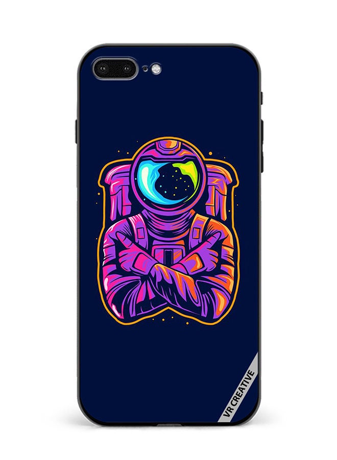VR CREATIVE غطاء حماية لجهاز آبل آيفون 7 بلس/8 بلس بتصميم كول أسترو متعدد الألوان - Image 1