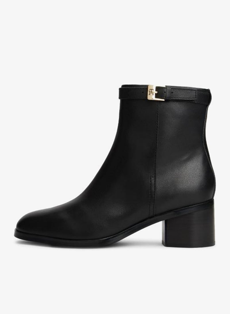 TOMMY HILFIGER Buckle Riding Mid Heel Bootie - Image 2