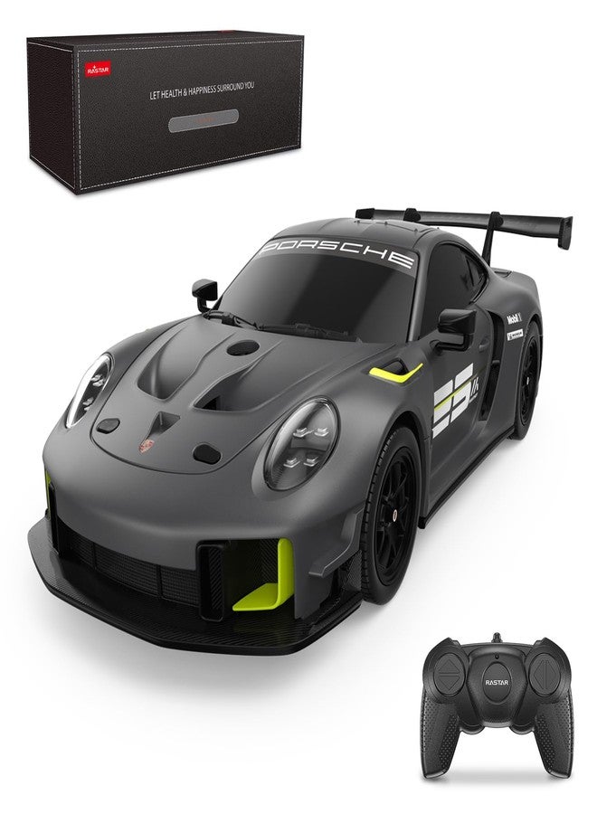 RASTAR Porsche 911 GT2 RS Model Car, 1:24 Scale RC Porsche 911 GT2 RS Clubsport 25 Remote Control Car for for Kids Adults, RC Sports Supercar Grey - Image 1