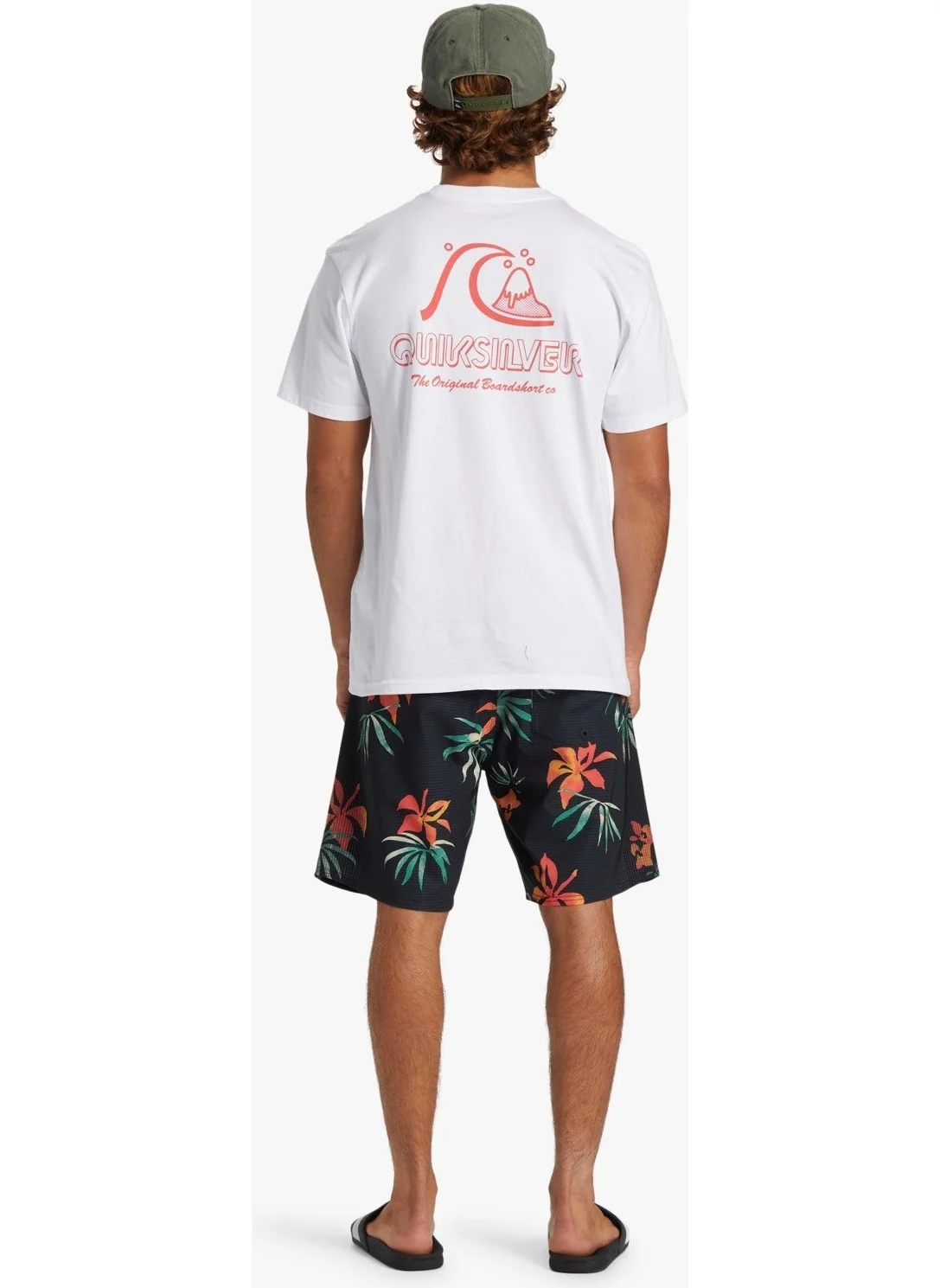 كويك سيلفر The Original Boardshort Purple White Men's T-Shirt AQYZT09560-10