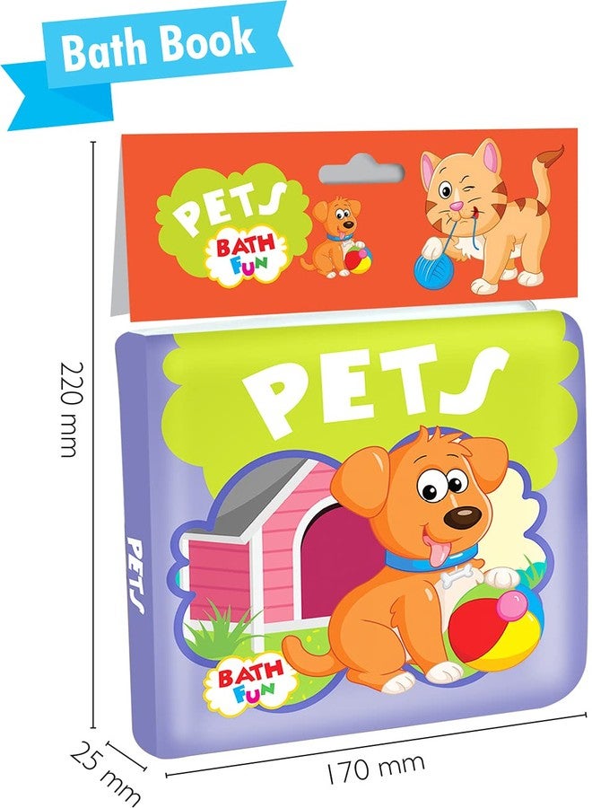 BRIJBASI Hello Friend Pet Animals Bath Book for Kids - 5 Spreads with Vibrant Illustrations, Washable 3+ Yrs - Image 5