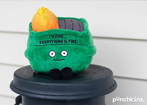 Punchkins Dumpster Fire Plushie Im Fine Everything is Fine Dumpster Fire Plush Emotional Support Plushie Funny Plush Toy for Gifting - Image 5