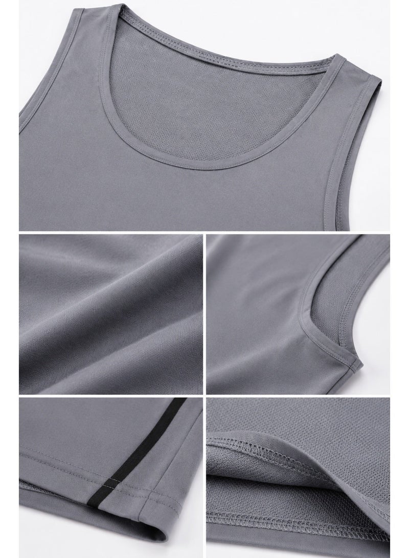Men's Compression Tank Top Body Shaper Vest, Slim Fit Sleeveless Undershirt for Gym Workout and Daily Wear ﻿ - Image 3