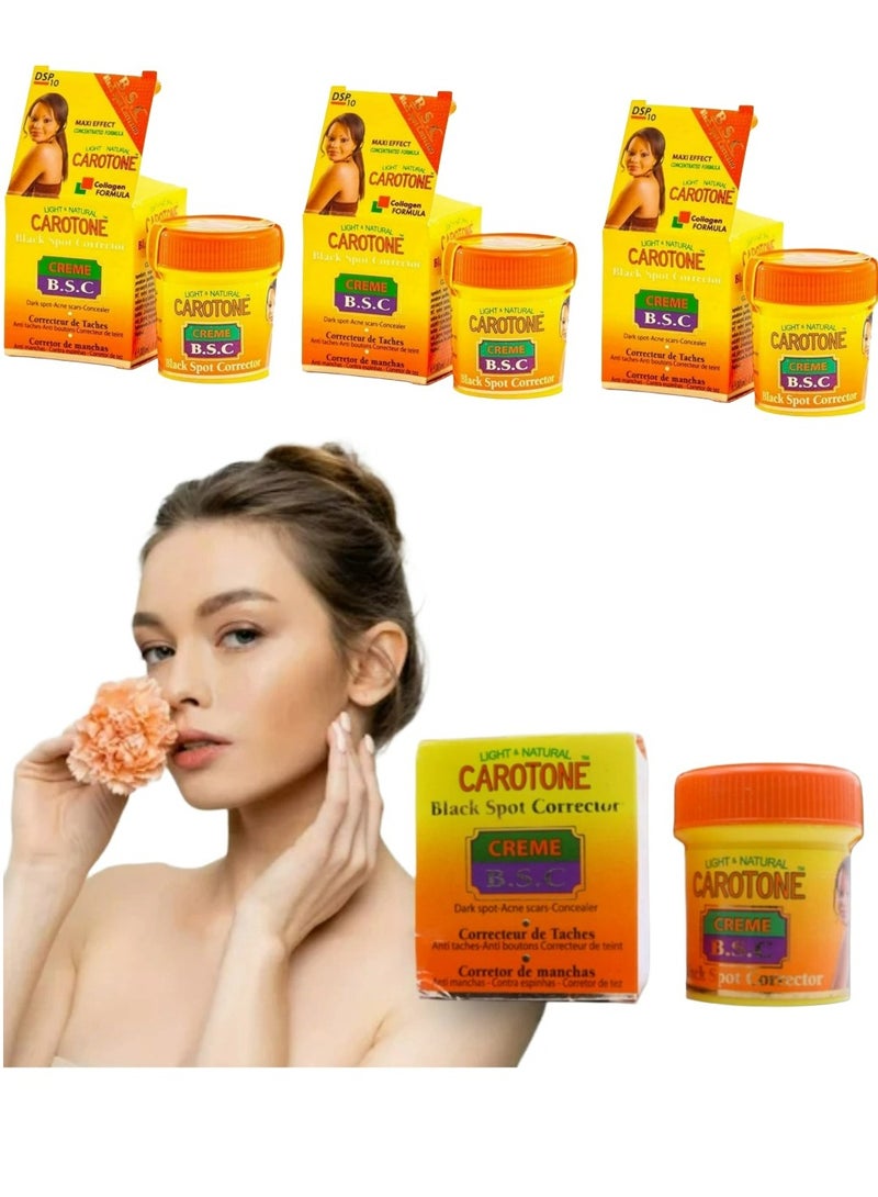 Carotone Black Spot Corrector Creme 30ml Pack of 3 – Skin Brightening & Dark Spot Reducing Face and Body Cream - Image 1