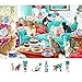 MINIWAN Spring Cats Tea Party 500 Piece Puzzle for Adults Fun Puzzles for Adults 500 Pieces with HD Print Poster 23 X 15 in Dust Free for Gifts Party Halloween Christmas Family Games - Image 2