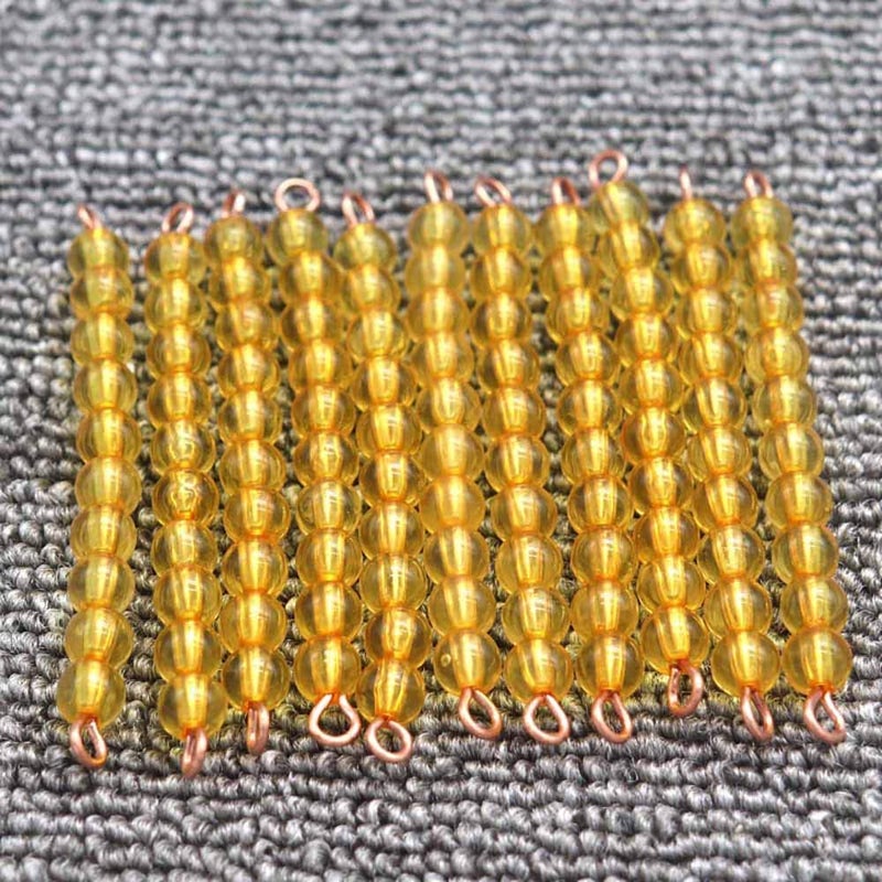 Kghios Montessori Math Toys Material for Toddlers Seguin Boards with Beads Home Edition,Montessori Seguin Boards & Beads - Image 5