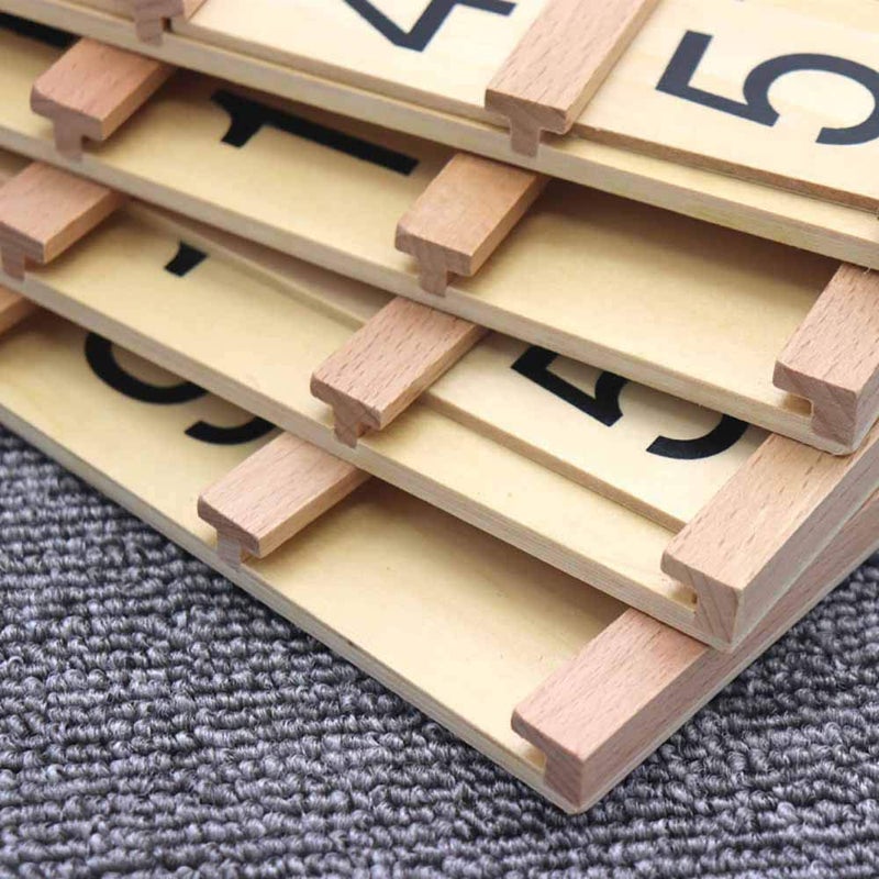 Kghios Montessori Math Toys Material for Toddlers Seguin Boards with Beads Home Edition,Montessori Seguin Boards & Beads - Image 3