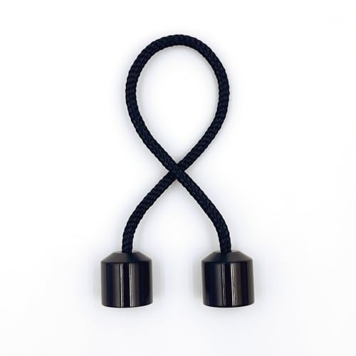 LXQQFUN Titanium Alloy Beads Worry Fidget Beads Skill Toys Portable EDC Metal Fidget Toys Gifts for Skill Players with Parachute Cord Black - Image 1