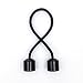 LXQQFUN Titanium Alloy Beads Worry Fidget Beads Skill Toys Portable EDC Metal Fidget Toys Gifts for Skill Players with Parachute Cord Black - Image 3