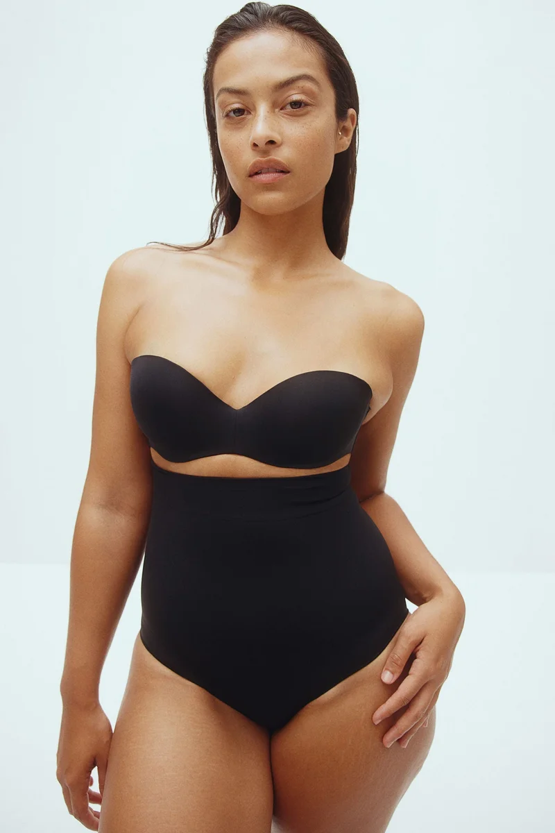 H&M Padded microfibre balconette bra