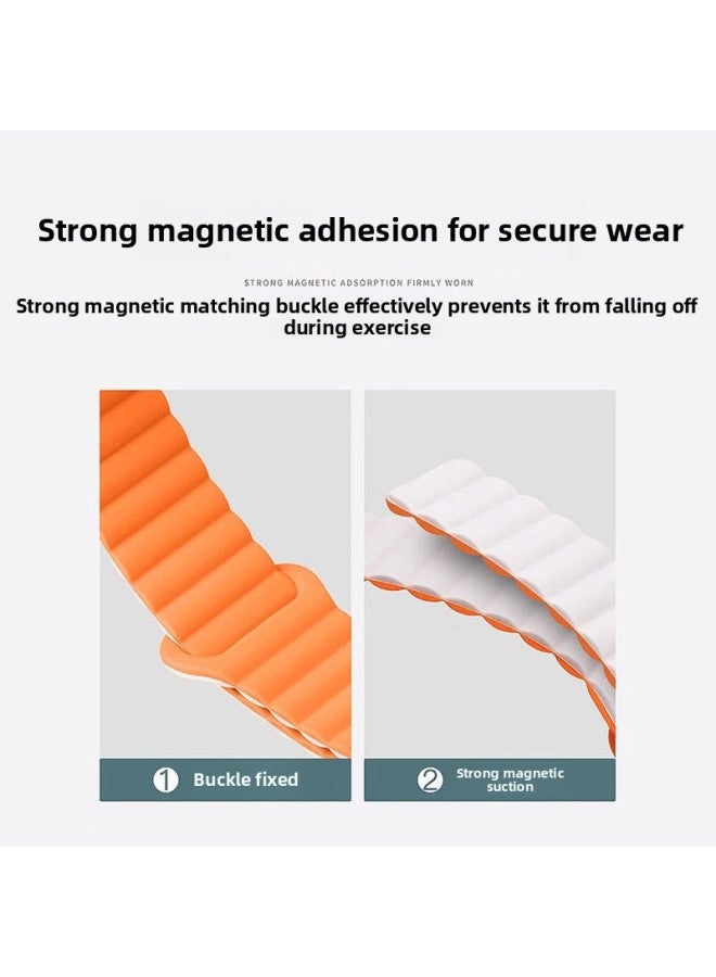 For Xiaomi Watch WatchS4 Sport Strap Color Magnetic S3 Loop S2 Silicone S1Pro Wristband-Color:Magnetic Return Ring Buckle Silicone-[midnight Blue]-self-measured 22mm  - Image 5