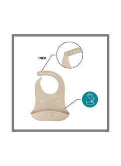 babymoov 3-Pc Silicone Bowl, Spoon And Bib Weaning Set In Peach, Bpa-Free, Bowl With Suction Base, Ergonomic Spoon, Adjustable Bib  - Image 2
