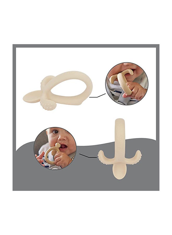 babymoov - 3-Pc Silicone Bowl, Spoon And Bib Weaning Set In Peach, Bpa-Free, Bowl With Suction Base, Ergonomic Spoon, Adjustable Bib - Image 1