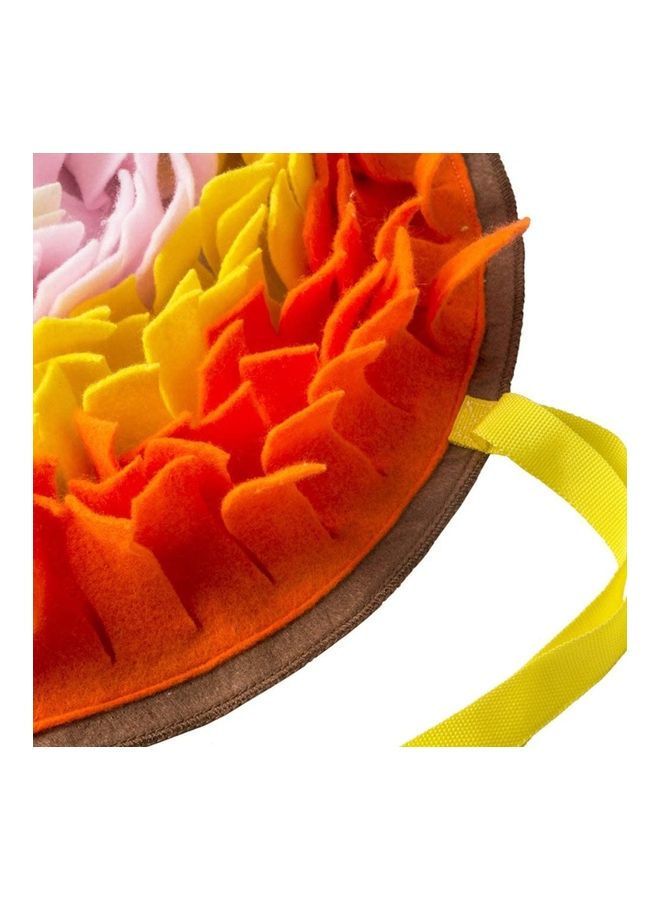 NIBEMINENT Pet Brain Games Snuffle Mat Multicolour 45 x 45cm - Image 3