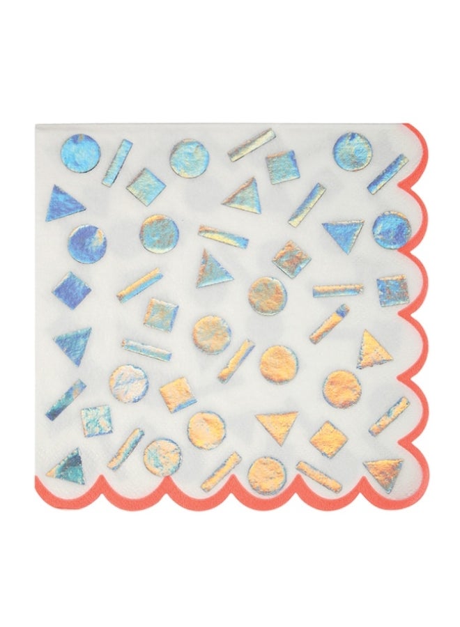 ميري ميري مناديل بألوان قوس قزح كبيرة