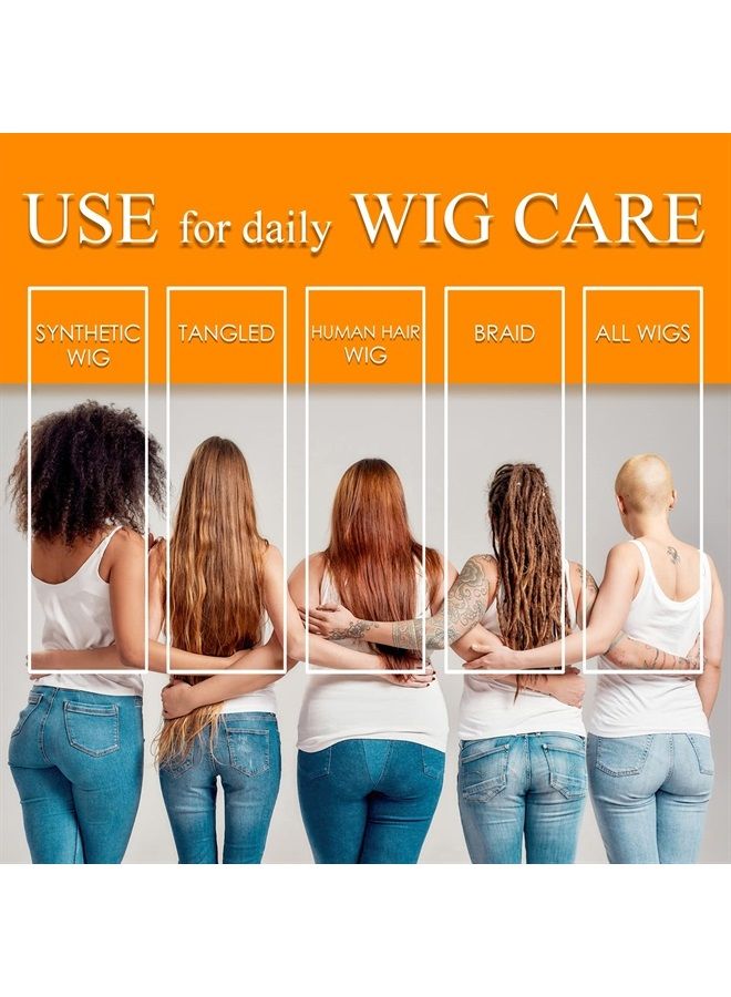 Awesome Human Hair Wig Shampoo, pH5, Wig Care Solution, Adds Body & Volume, Promotes Silkiness and Shine, Detangle Wig & Easy Combing, Provides Freshness Feeling (7 fl oz) - Image 2