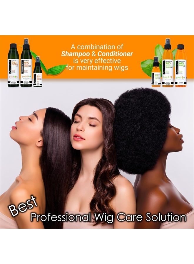 Awesome Human Hair Wig Shampoo, pH5, Wig Care Solution, Adds Body & Volume, Promotes Silkiness and Shine, Detangle Wig & Easy Combing, Provides Freshness Feeling (7 fl oz) - Image 4