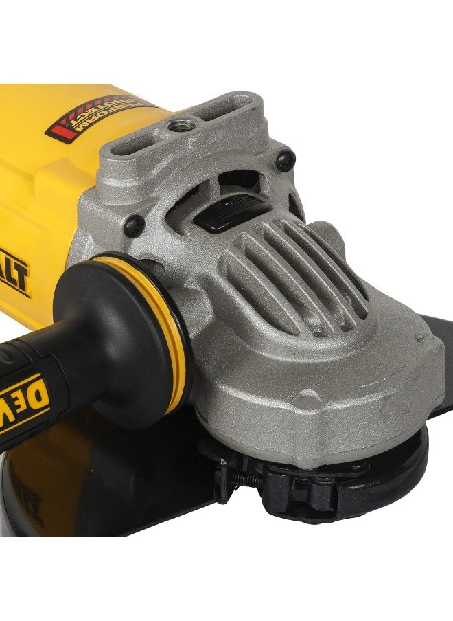 DEWALT - Dwe4579 2600W 230Mm Large Angle Grinder With Des Techology And Innovative Anti Vibration System- Perform And Protect Shield - Image 1