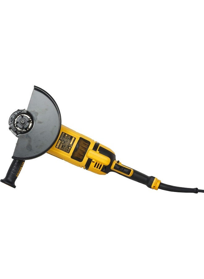 DEWALT - Dwe4579 2600W 230Mm Large Angle Grinder With Des Techology And Innovative Anti Vibration System- Perform And Protect Shield - Image 1