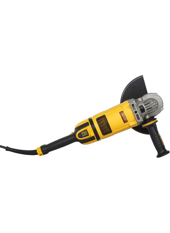 DEWALT - Dwe4579 2600W 230Mm Large Angle Grinder With Des Techology And Innovative Anti Vibration System- Perform And Protect Shield - Image 1