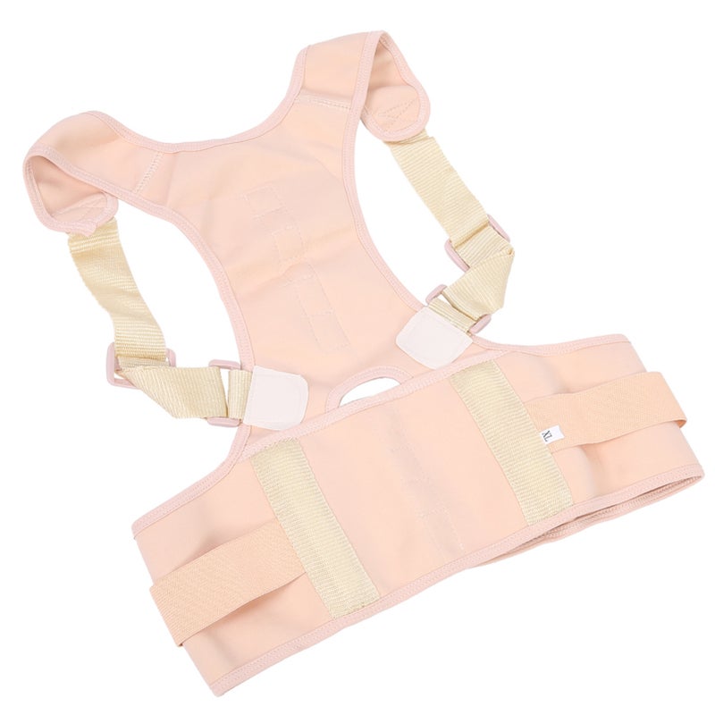 Back Brace Posture Corrector Unisex Magnetic Humpback Correction Lumbar Support3XL Complexion - Image 3