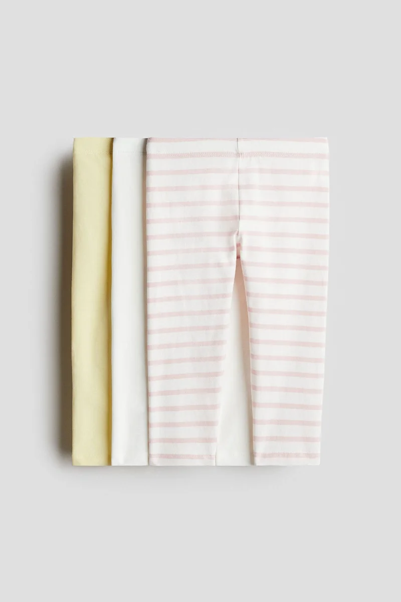 H&M 3-pack cotton leggings