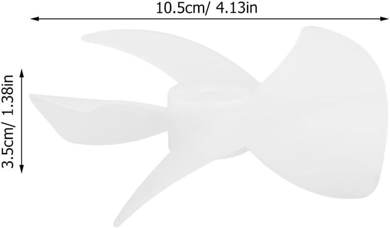Universal Microwave Oven Motor Fan Blade Replacement 10.8cm Plastic Cooling Fan Propeller for Microwave Oven Cooling Assembly - Image 2