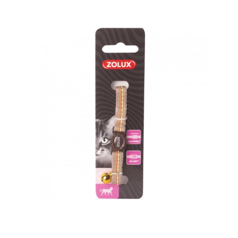 ZOLUX Zolux Tempo Nylon Regular Collar, Chocolate Brown 