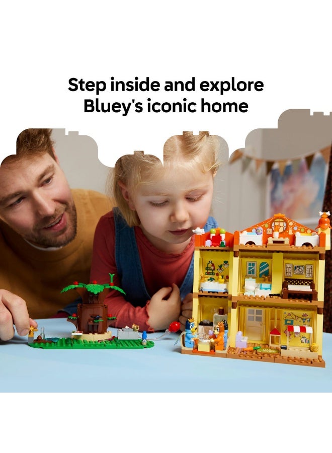 ليغو مجموعة لعب منزل عائلة بلوي من ليغو® Bluey، مجموعة بناء منزل وألعاب للعب التظاهر 11203 - Image 5