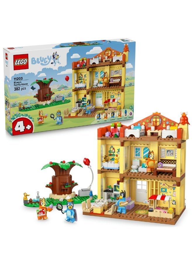LEGO Bluey: Bluey’s Family House Toy for Kids aged 4+ 11203 (Age 4+, 382 Pieces) - Image 2