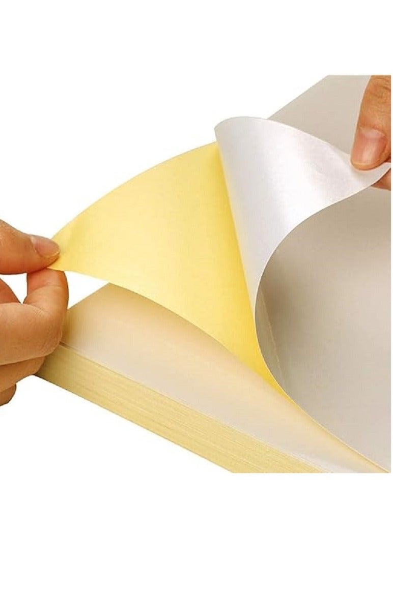 ورق لاصق غير لامع A4، طابعة ذاتية اللصق، ملصق كامل، 40 ورقة - Image 2