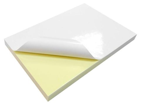 A4 Matte Sticker Paper Self Adhesive Printer Full Sheet Label 40 Sheets