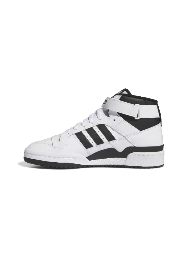 اديداس اوريجينالز adidas FORUM MID White Originals Kids Shoes