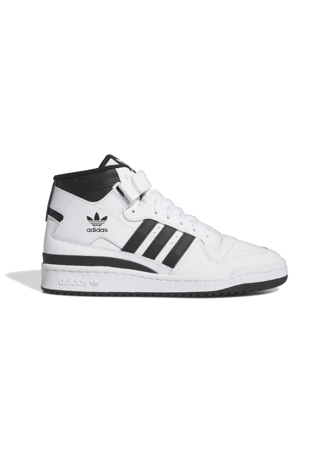 اديداس اوريجينالز adidas FORUM MID White Originals Kids Shoes