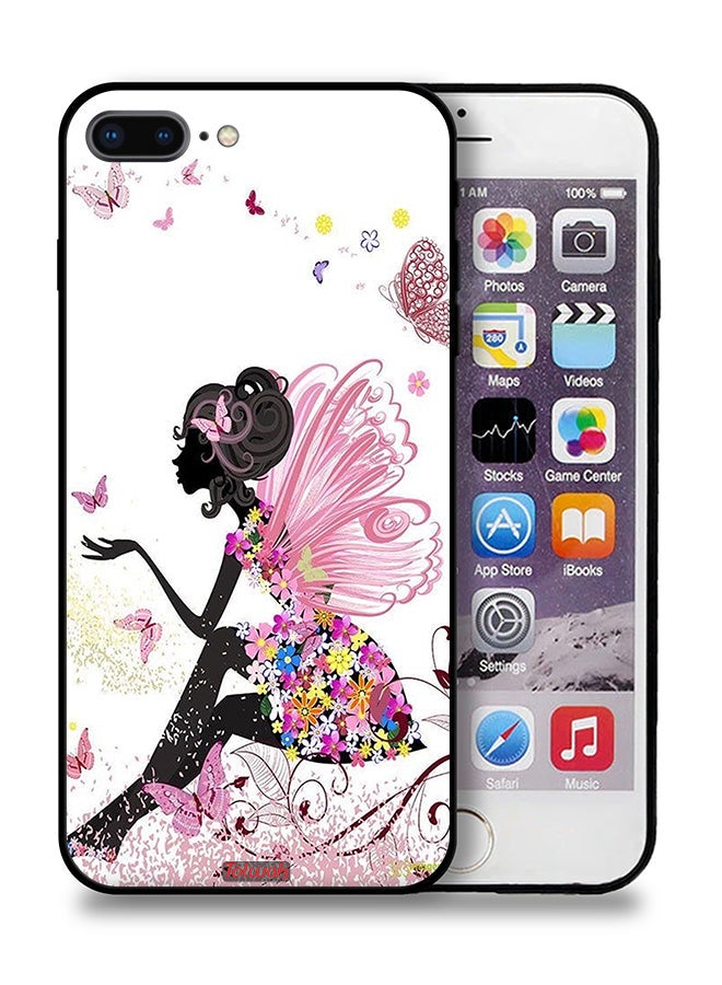 Tolwak Apple iPhone 8 Plus Protective Case Butterfly Girl Artwork - Image 1