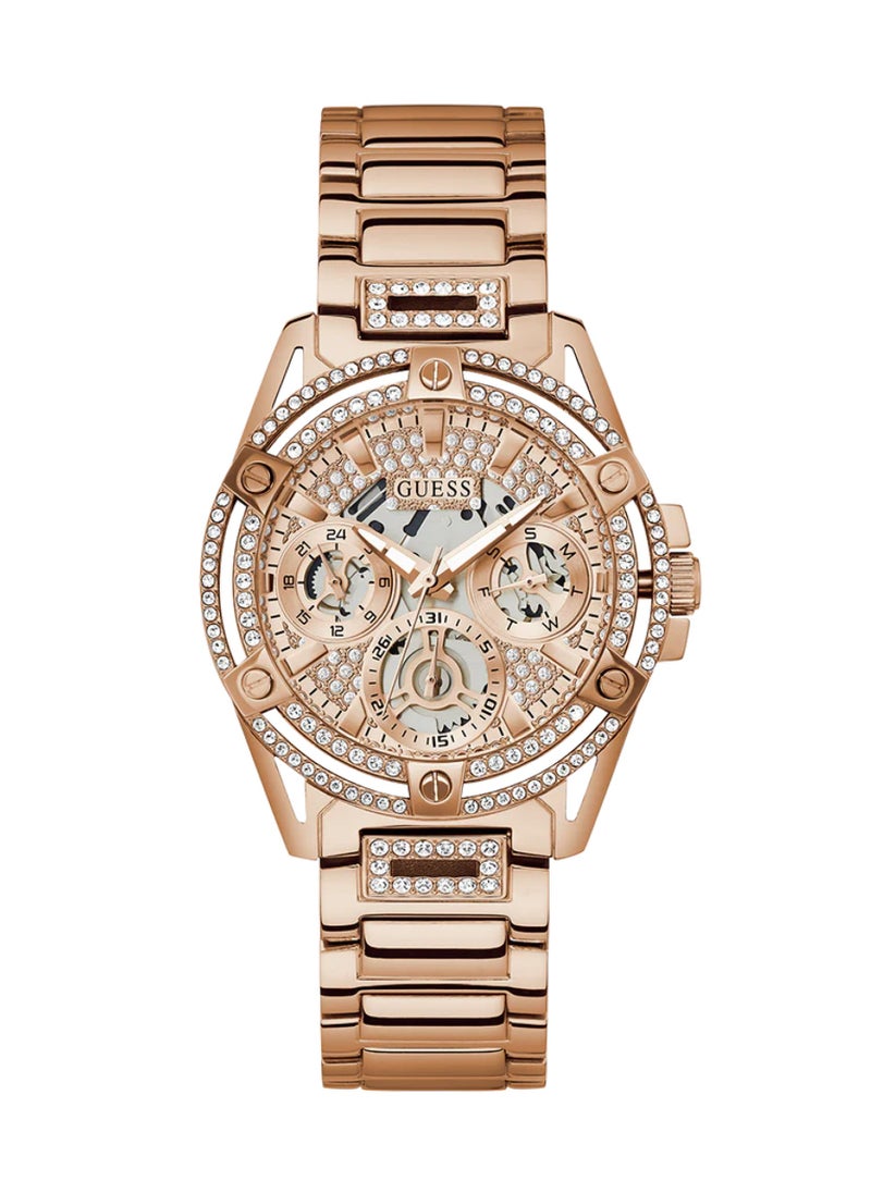 GUESS - Ladies Rose Gold Tone Multi-function Watch GW0464L3 - 40mm - Image 1