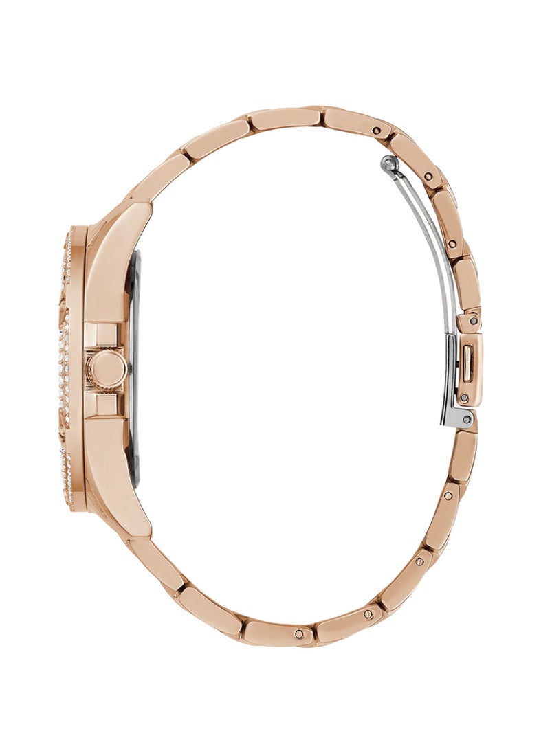 GUESS - Ladies Rose Gold Tone Multi-function Watch GW0464L3 - 40mm - Image 1