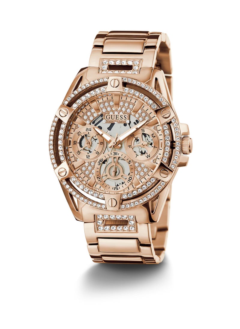 GUESS - Ladies Rose Gold Tone Multi-function Watch GW0464L3 - 40mm - Image 1