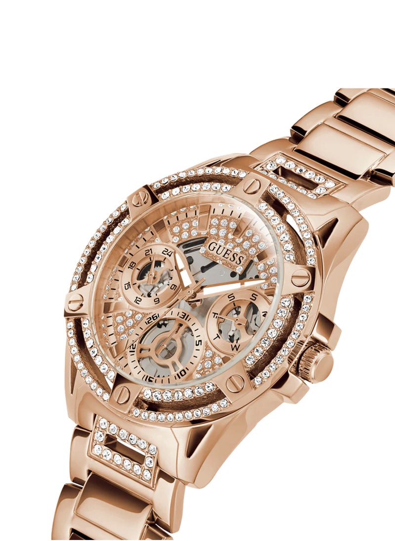 GUESS - Ladies Rose Gold Tone Multi-function Watch GW0464L3 - 40mm - Image 1