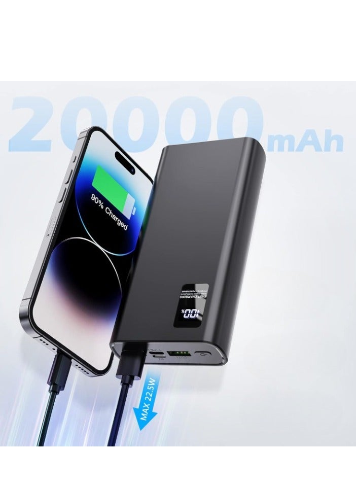 mpBLBERRI 20,000mAh Power Bank Dual USB & Type-c | mpBLBERRI BLB-P713 - Image 2
