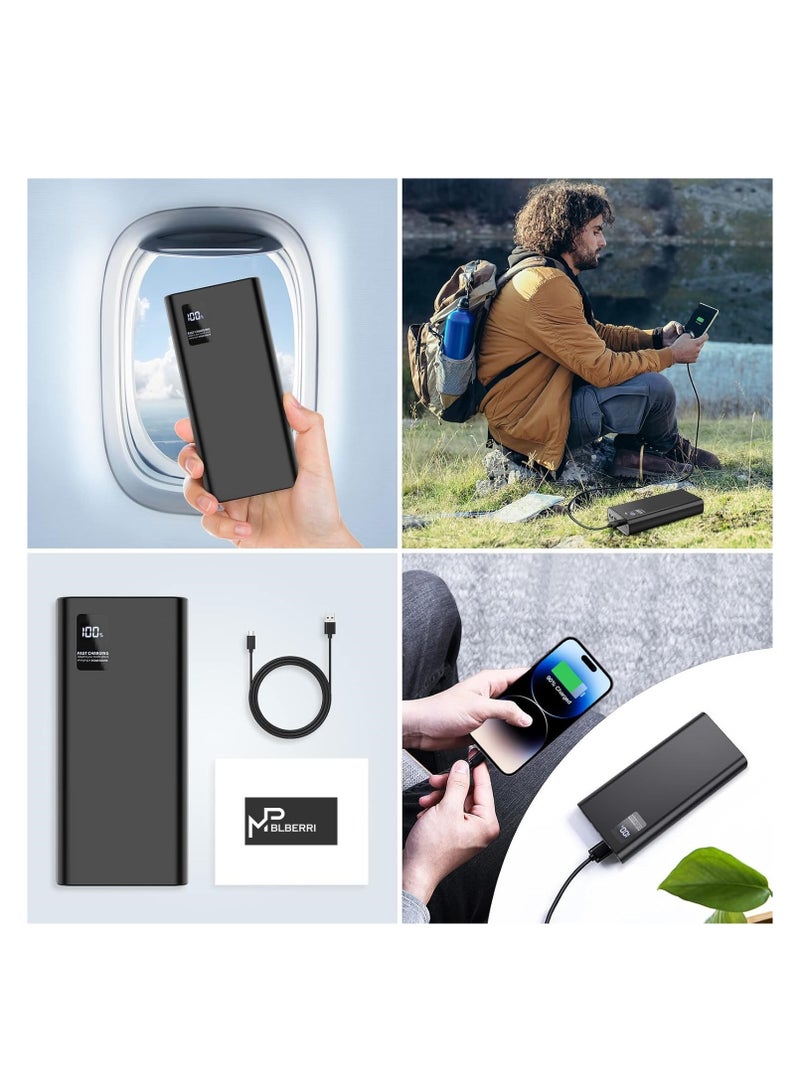 mpBLBERRI 20,000mAh Power Bank Dual USB & Type-c | mpBLBERRI BLB-P713 - Image 5